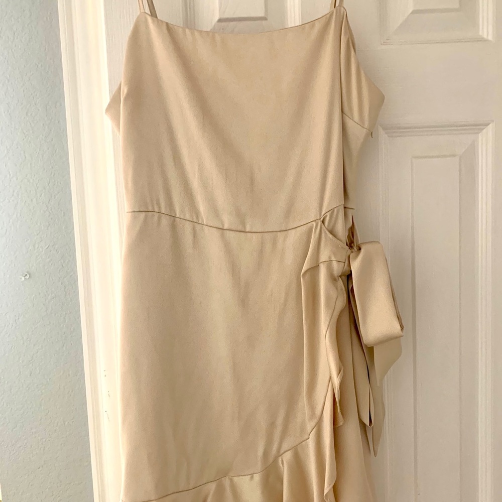 Gold/Beige Beautiful Homecoming Dress